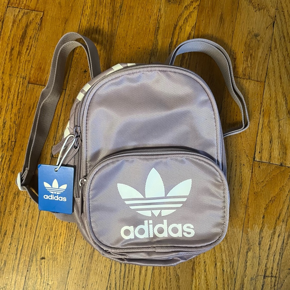 Adidas Purple backpack Bag NWT